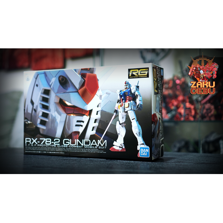 Bandai 1 144 Rg Rx 78 2 Gundam 01 Zaku Cebu Cebu S Home To The Biggest Gundam Hobby Online Shop With The Widest Selection Of Gunpla Kits On The Island